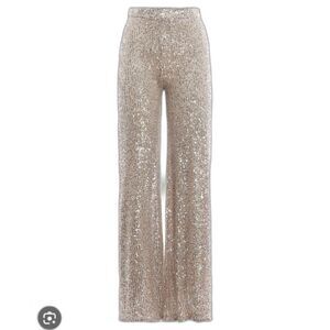 CRYSTAL SKY SEQUIN HIGH RISE PANTS